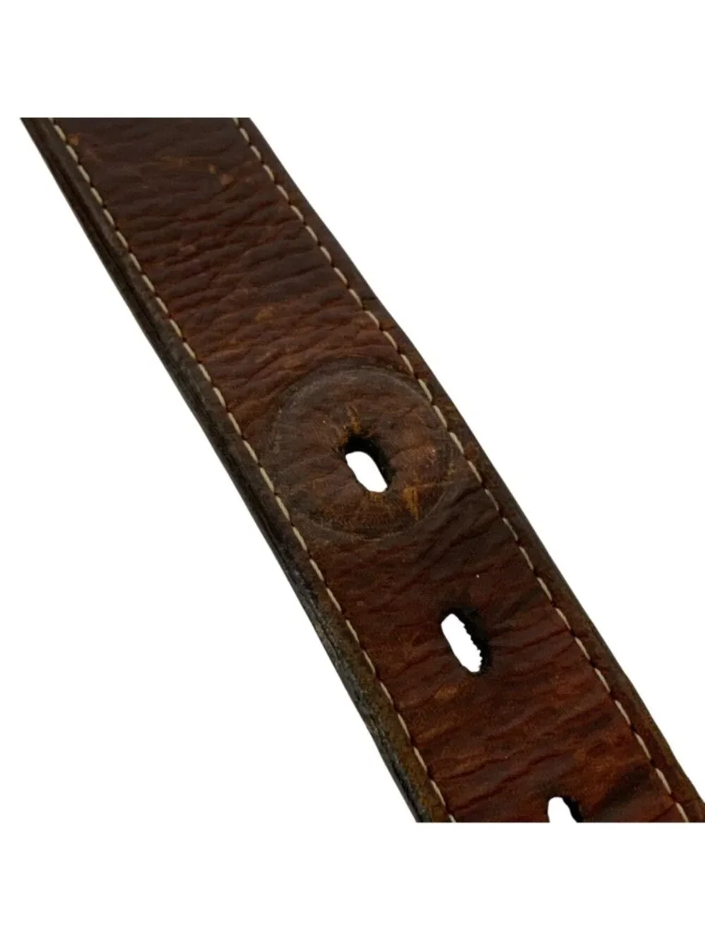 Badger 3D Western Belt with Shotgun Shell Detail Size 30 Brown Genuine Leather